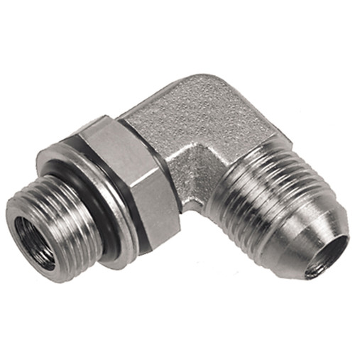 M14-1.5 x 1/4" Steel Male Metric Port -Male JIC 90° Elbow   72915-14-04