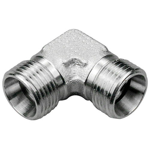 M16-1.5 Steel Male Metric - Male Metric 90° Elbow   73973S-08-08
