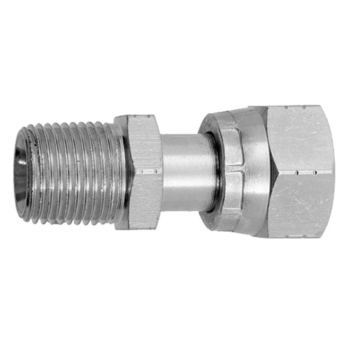 1/2 x 13/16"-16 Steel Male NPT - Female ORFS Connector  83016-08-08