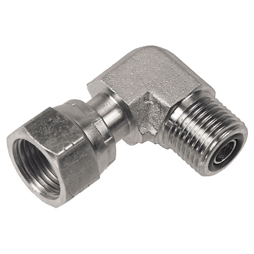13/16"-16 x 13/16"-16 Steel Female ORFS - Male ORFS 90° Elbow  83993-08-08