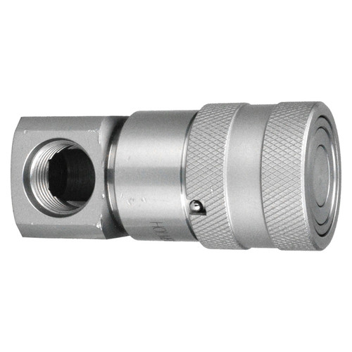 1/2 X 3/4"-16 Series C700 Flush Face 90° Coupler - Female ORB  C703FB90-08-08