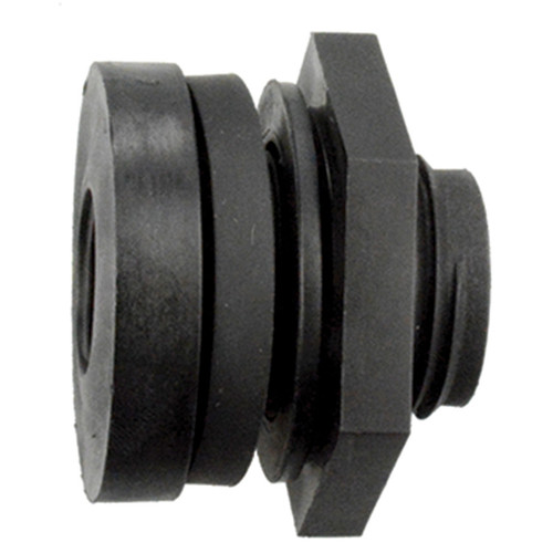 1-1/4" Polypropylene Bulkhead Coupling w/ EPDM Seal  G0808PBH-125-125