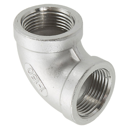 3" Stainless Steel 316 Female NPT 90° Elbow  G0898SS-300-300