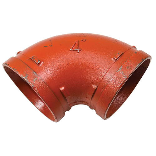 4" Grooved Pipe 90° Elbow  G0898V-400-400