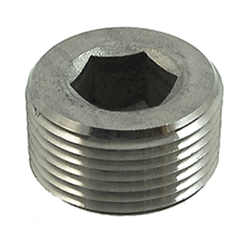 1/4" Stainless Steel 316 Male NPT Plug  G1600HSS-025