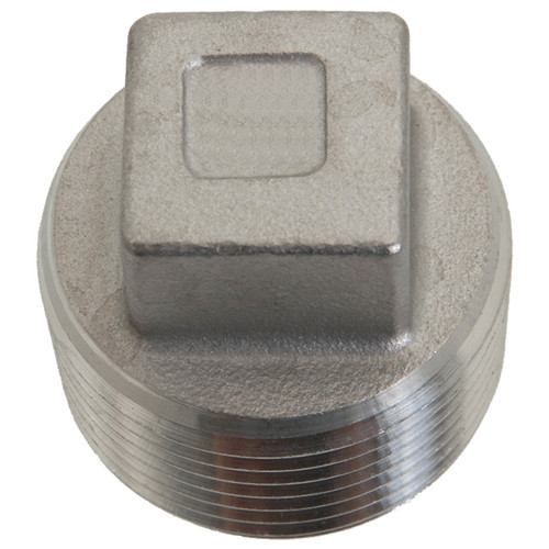 1/2" Stainless Steel 316 Male NPT Plug  G1600SS-050