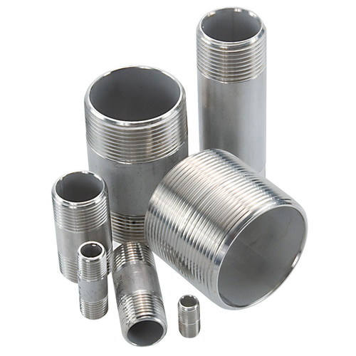 1/2 x 4" Stainless Steel 316 Male NPT Pipe Nipple  G1616SS-050X4