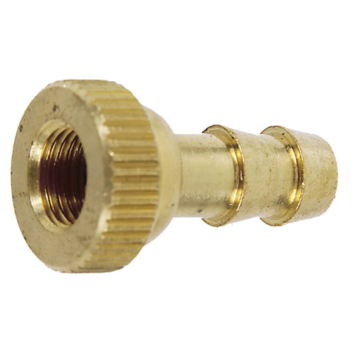 1/4" Brass Hose Barb - Bicycle Pump Chuck Valve  G22TVB0-030-025
