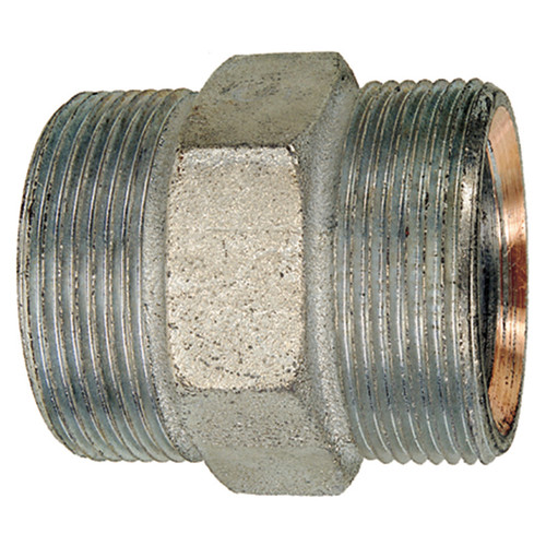 3/4 - 1" Ground Joint Double Male Spud   G29DS-075