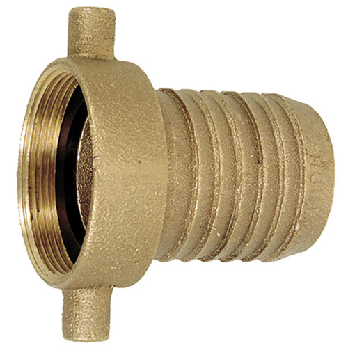 1-1/2 x 1-1/2" Brass (Short) Female NPSH - Hose Barb  G32B-150