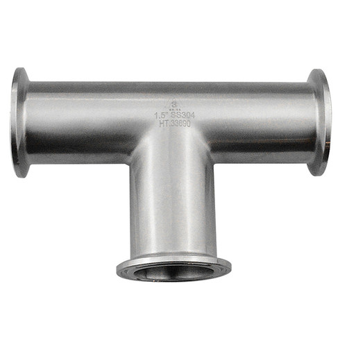1-1/2" Sanitary Clamp Tee  G53T-150-150