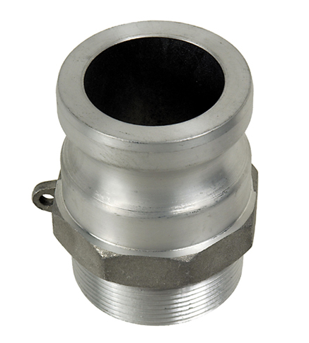 6" Aluminum Type F Male Camlock - Male NPT  G65F-600