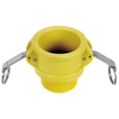 3" Nylon Type B Female Camlock - Male NPT  G65NB-300