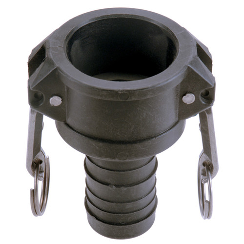 2" Polypropylene Type C Female Camlock - Hose Barb  G65PC-200