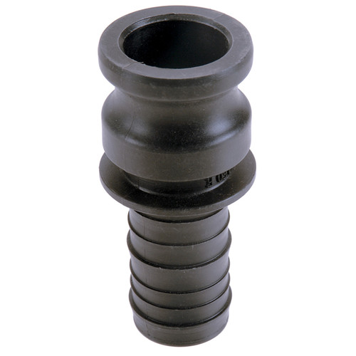 1-1/4" Polypropylene Type E Male Camlock - Hose Barb  G65PE-125