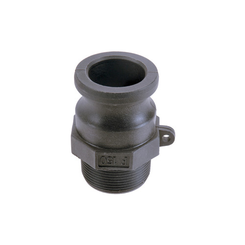 1-1/2" Polypropylene Type F Male Camlock - Male NPT  G65PF-150