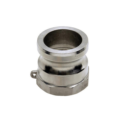 1-1/4" Stainless Type A Male Camlock - Female NPT  G65SSA-125