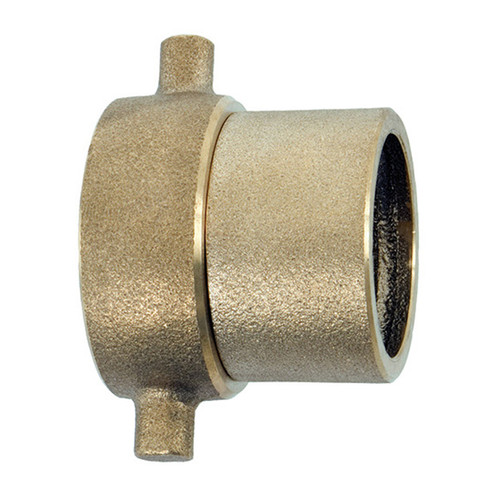 1-1/2 x 1-11/16" Brass Fire Hose Coupling - Female NPSH  G80BF-150-169
