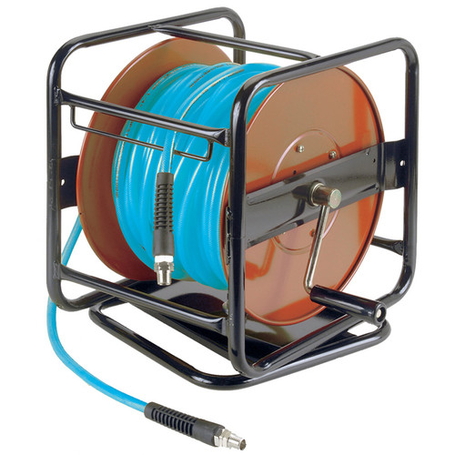 1/4 x 1/4" x 164' Polyurethane Air Hose Assembly w/ Reel   HR1722B-025M44M164