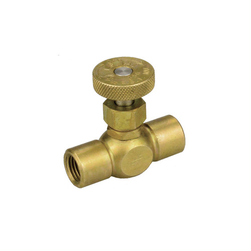 1/4" Brass CSA Female NPT Gas Needle Valve  V18-0808-04-04