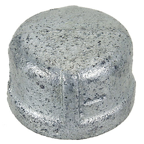 1-1/2" Sch. 40 Galvanized Iron Female NPT Cap   G0800G-150