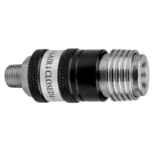 1/4 x 1/4" Steel Universal Pneumatic Coupler - Male NPT   CS61