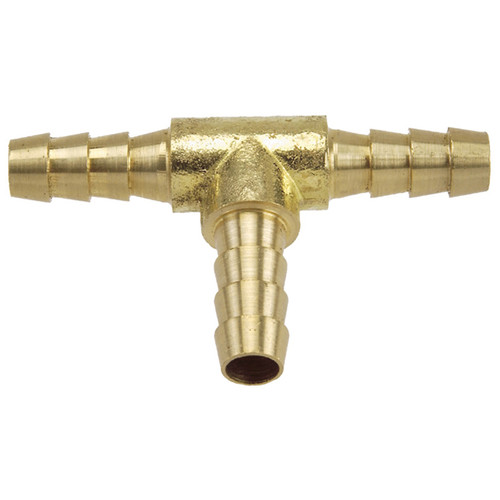 5/8" Brass Hose Barb Tee   G20BT-063