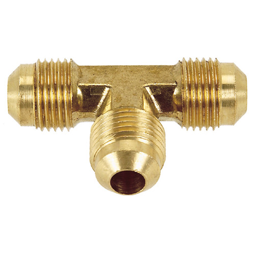 1/2" Brass Male 45° SAE Flare Tee   G14T44-08-08