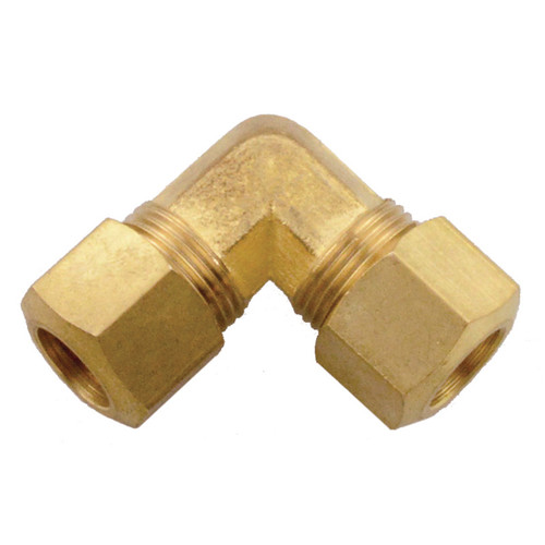 1/8" Brass Compression 90° Elbow   G6090-02-02