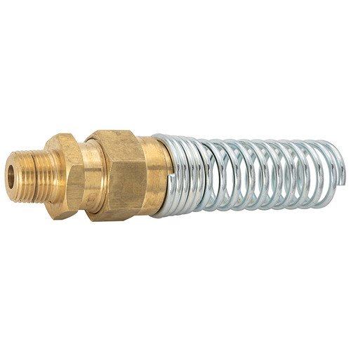 3/8 x 3/8" Brass Male NPT - Air Brake Hose Coupler   G4316G-06-06