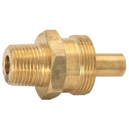 3/8 x 1/2" Brass Male NPT - Air Brake Hose Insert   G4333-06-08