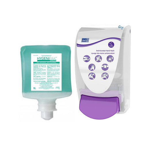 Hygenipak® Green Healthcare Skin Anti-Microbial Cleanser 1L Refill Cartridge  713