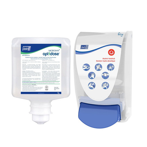 Deb® Microsan Optidose Foaming Alcohol Hand Rub 1L Refill Cartridge  815
