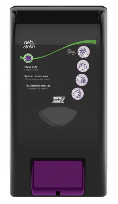 Deb® Medium & Heavy Duty Hand Cleaner 4L Manual Dispenser - Black  HVY4LDB