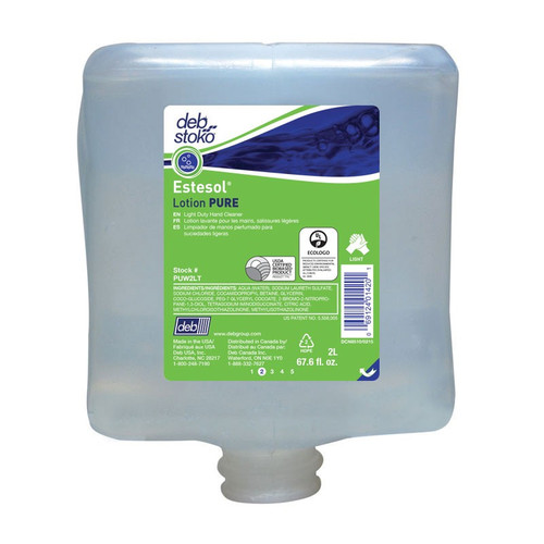 Estesol® Lotion PURE Unscented Hand Cleaner 2L Refill Cartridge  PUW2LT