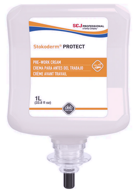 Stokoderm® Protect PURE Unscented Skin Protection Cream 1L Refill Cartridge  UPW1L