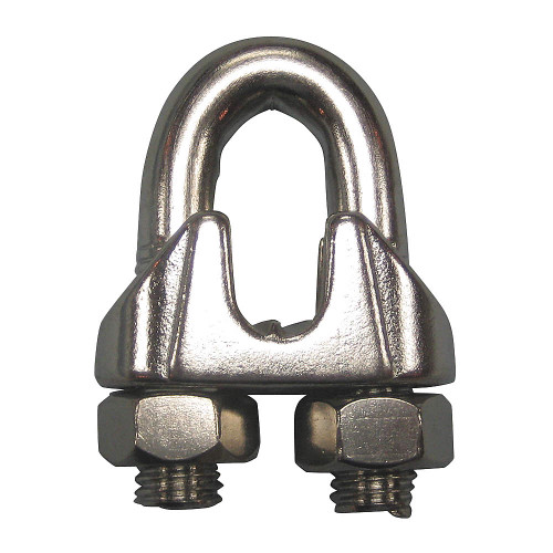1/4" Stainless Wire Rope Clamp   2915 0016