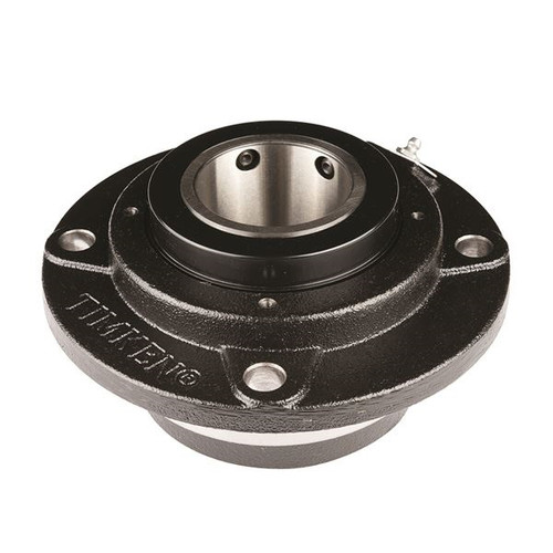 40mm Four Bolt Type-E Taper Roller Bearing Piloted Flange - Double Locking Collar  E-PF-TRB-40MM