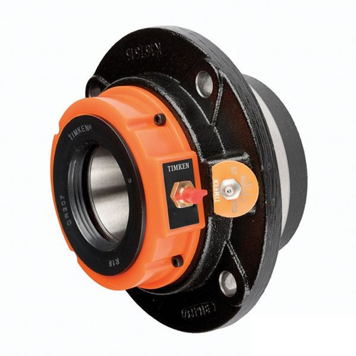 50mm Four Bolt Type-E Taper Roller Bearing Piloted Flange - Double Locking Collar  E-PF-TRB-50MM