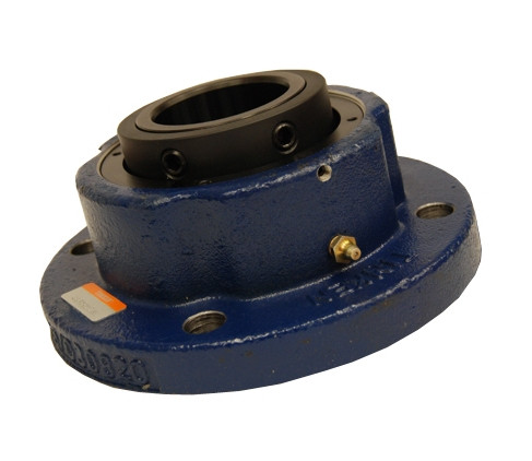 3-3/16" Timken QMFY Round Flange Block - Eccentric Locking Collar - Triple Lip Viton Seals - Float  QMFY18J303SEN