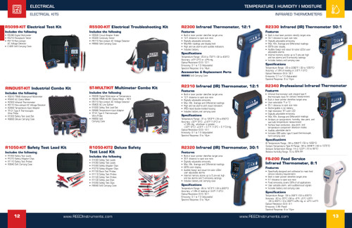 Infrared Thermometer 50:1 1250C   R2330