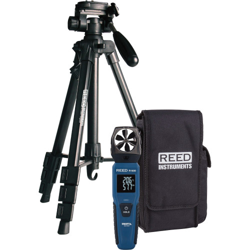 Data Logging Vane Anemometer w/ Tripod & Carry Case   R1600-KIT