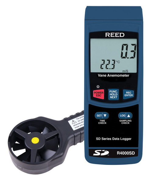 Data Logging Vane Thermo-Anemometer   R4000SD