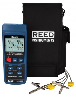 Data Logging Thermometer w/ 2 Oven/Freezer Thermocouple Probes   R2450SD-KIT6