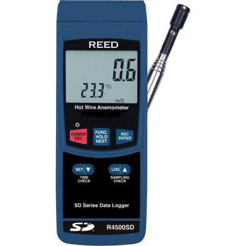 Data Logging Hot Wire Thermo-Anemometer   R4500SD