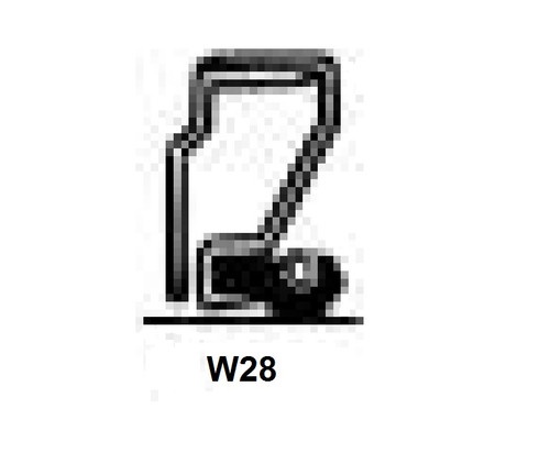 0.875" (22.23mm) Inch Reinforced Metal Single Lip Polyacrylate Oil Seal  8885 W28 P