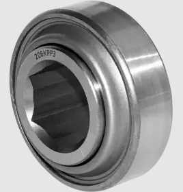 1" Hexagon Bore Deep Groove Ball Bearing w/Cylindrical Outer Race   206-KPP3
