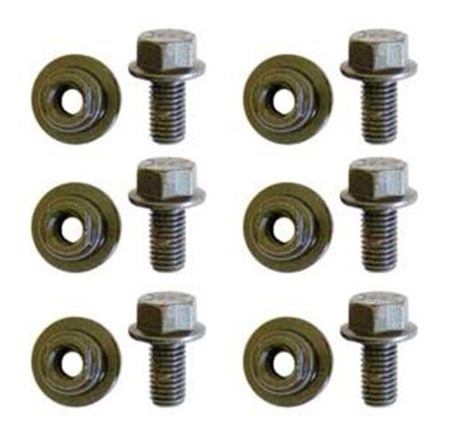 6 Pack Rotary Drum Mower Bolts w/Nuts  CUT01132