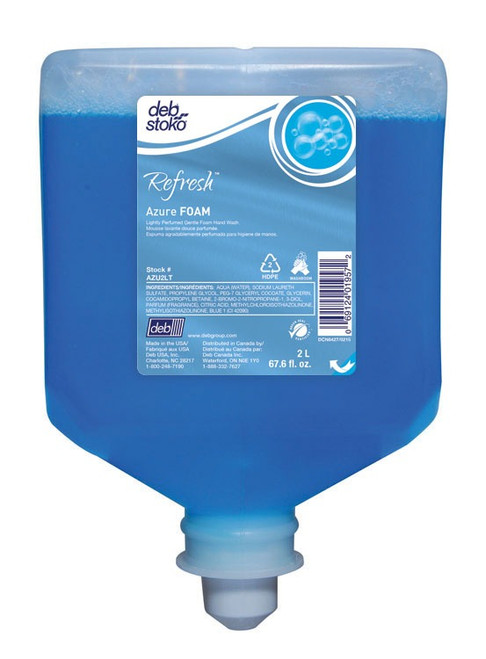 Refresh® Azure FOAM Hand Wash Cleanser 2L Refill Cartridge  AZU2LT Refresh® Azure FOAM Hand Wash Cleanser 2L Refill Cartridge  AZU2LT