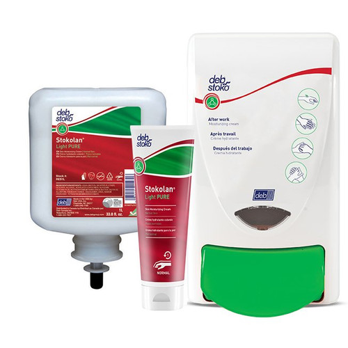 Stokolan® Skin Conditioning Cream/Lotion/Gel 1L Manual Dispenser - White  RES1LDS